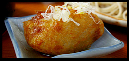 そばがき揚げ